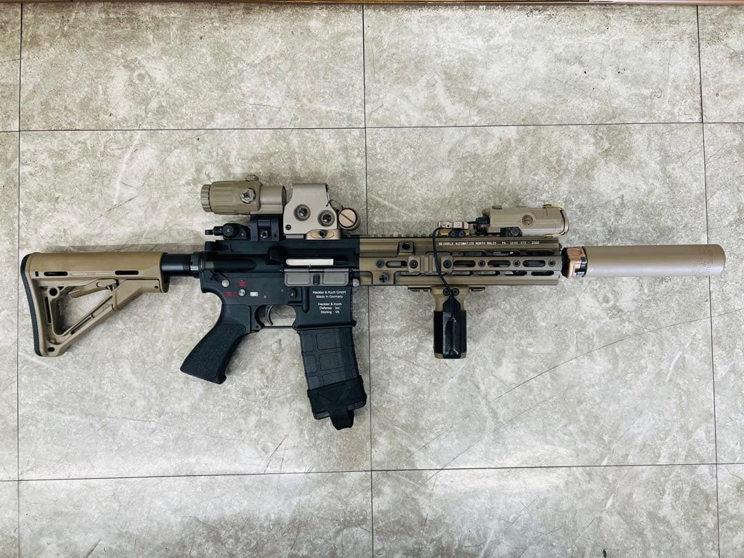 HK416D システマ　PTW 電動ガン　MAX2 トレポン　GEISSELE