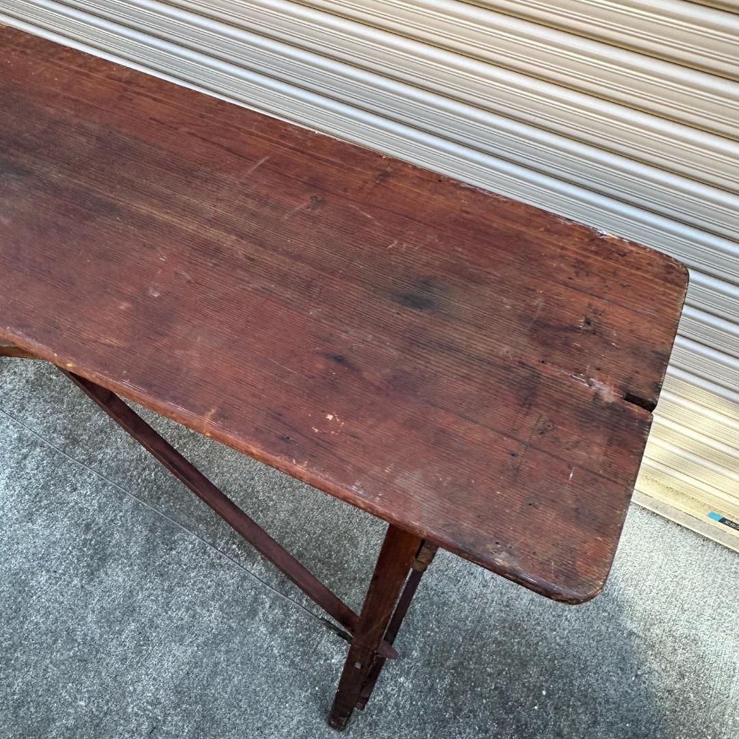 木製折りたたみ式ヴィンテージアイロン台1970年代