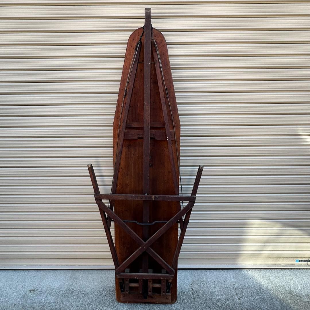 木製折りたたみ式ヴィンテージアイロン台1970年代