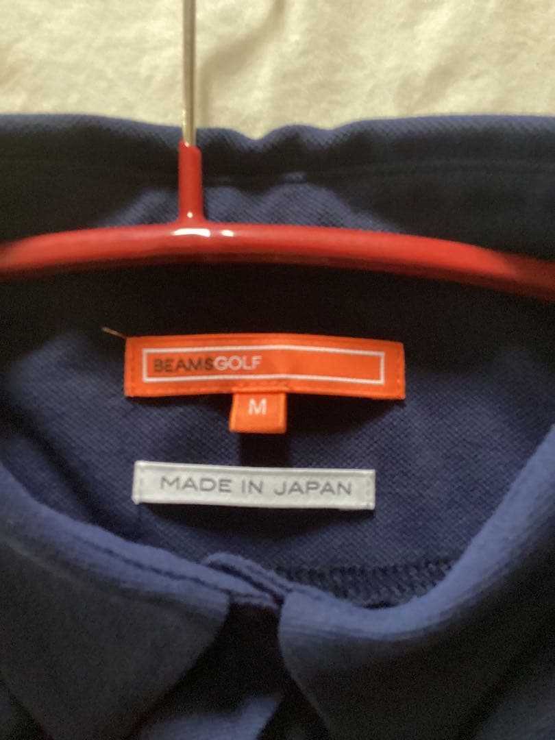 BEAMS GOLF ORANGE LABEL ポロシャツ ネイビー M