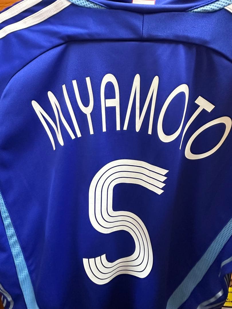 新品未使用 2006年 日本代表ユニフォーム 宮本選手直筆サイン入り L サイズ