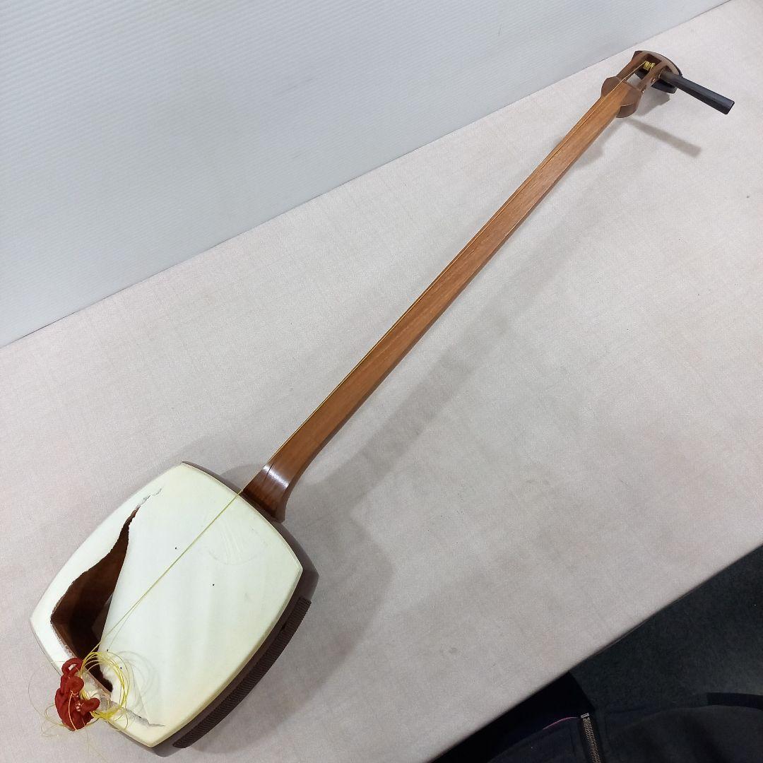 三味線 全長約98cm ハードケース付き 現状渡し