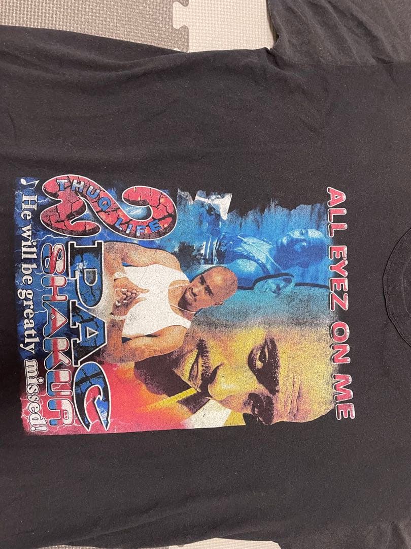 2Pac Tシャツ ブラック