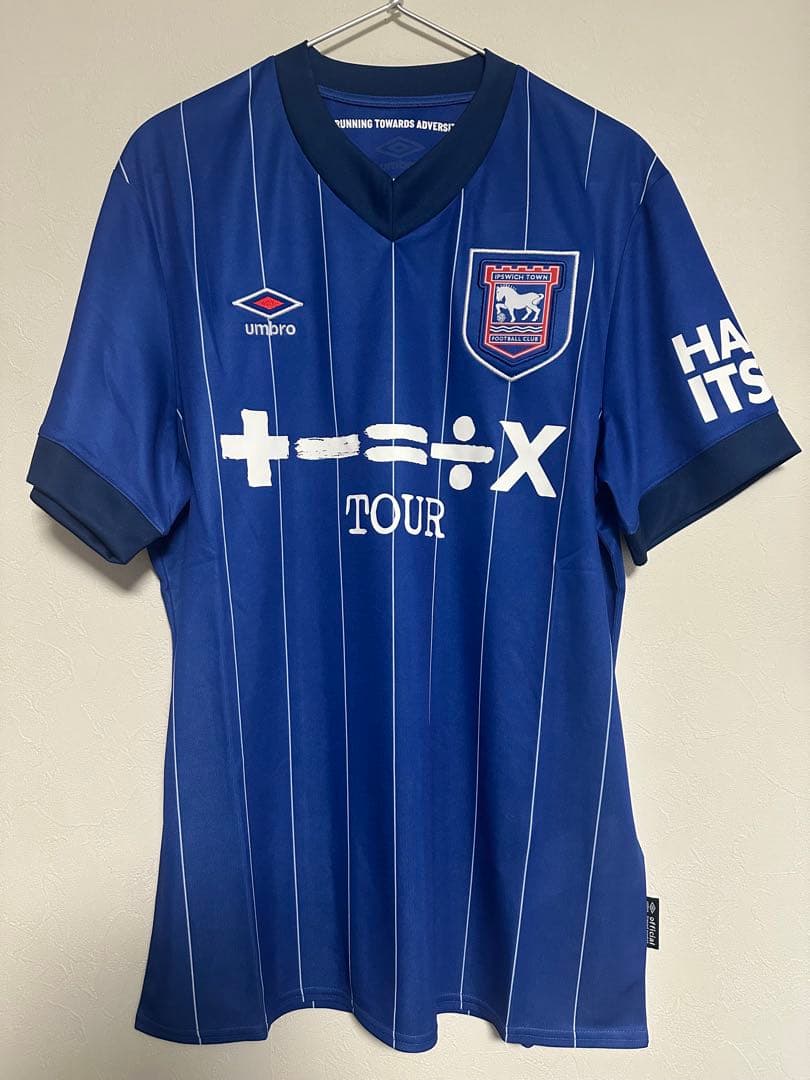 24-25 イプスウィッチ　ホーム　ユニフォーム　エドシーラン