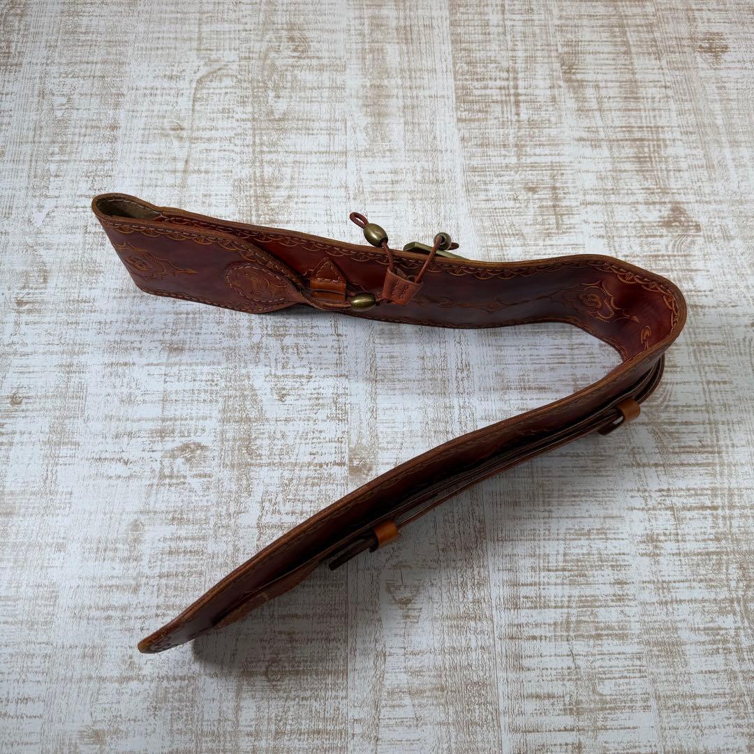 J.FLOWERS レザー　ビリヤード　キューケース レザー　中古