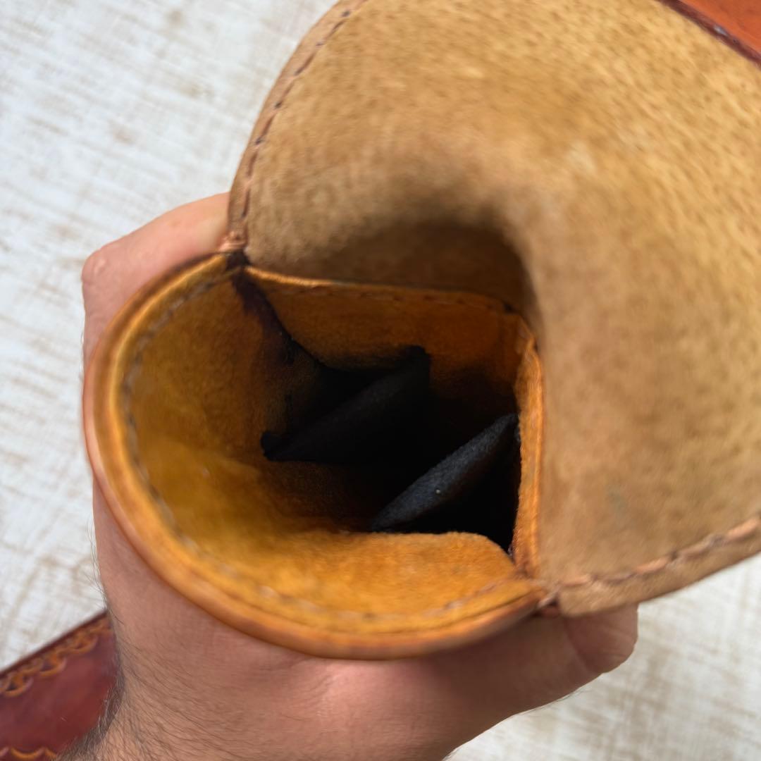 J.FLOWERS レザー　ビリヤード　キューケース レザー　中古