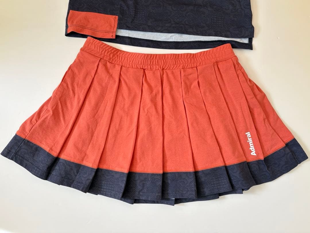 Admiral テニスウェア 上下セット /オレンジ