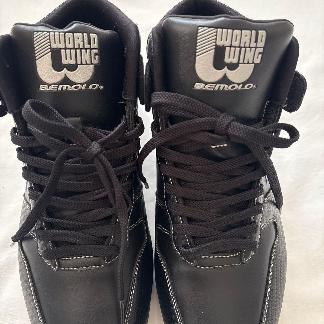 ビモロシューズ　BEMOLO ブラック　ハイカットシューズ　26センチ