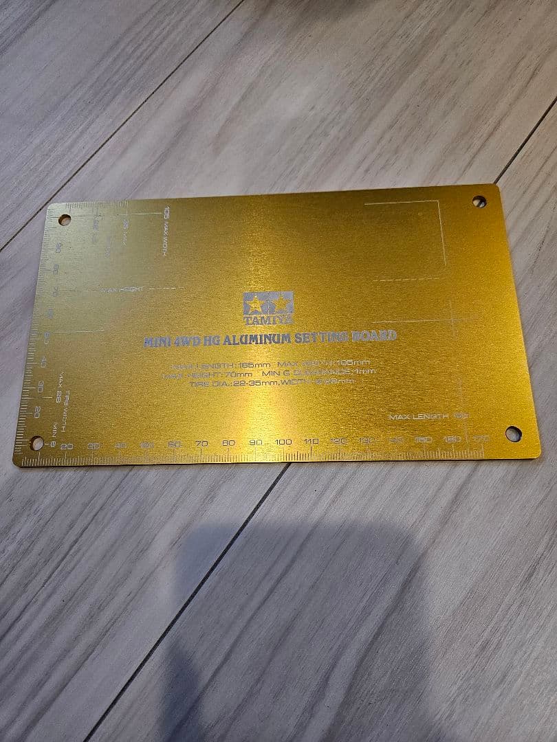 ミニ四駆　ポータブルピット　2014 ライトブルー　セッティングボード　ゲージ