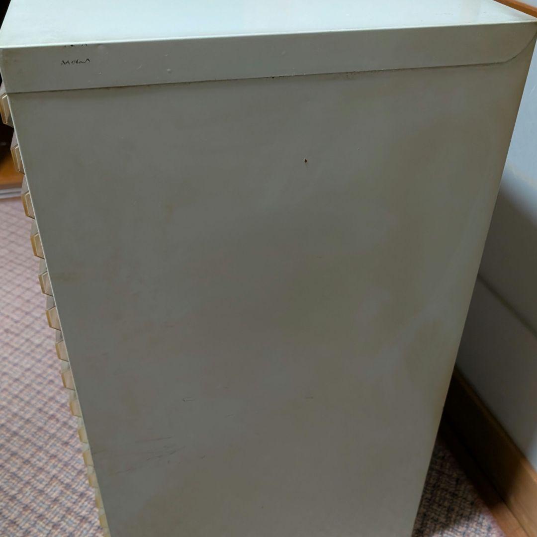 【レトロ】書類整理ケース 　アンティーク スチール　32引出し　匿名送料込