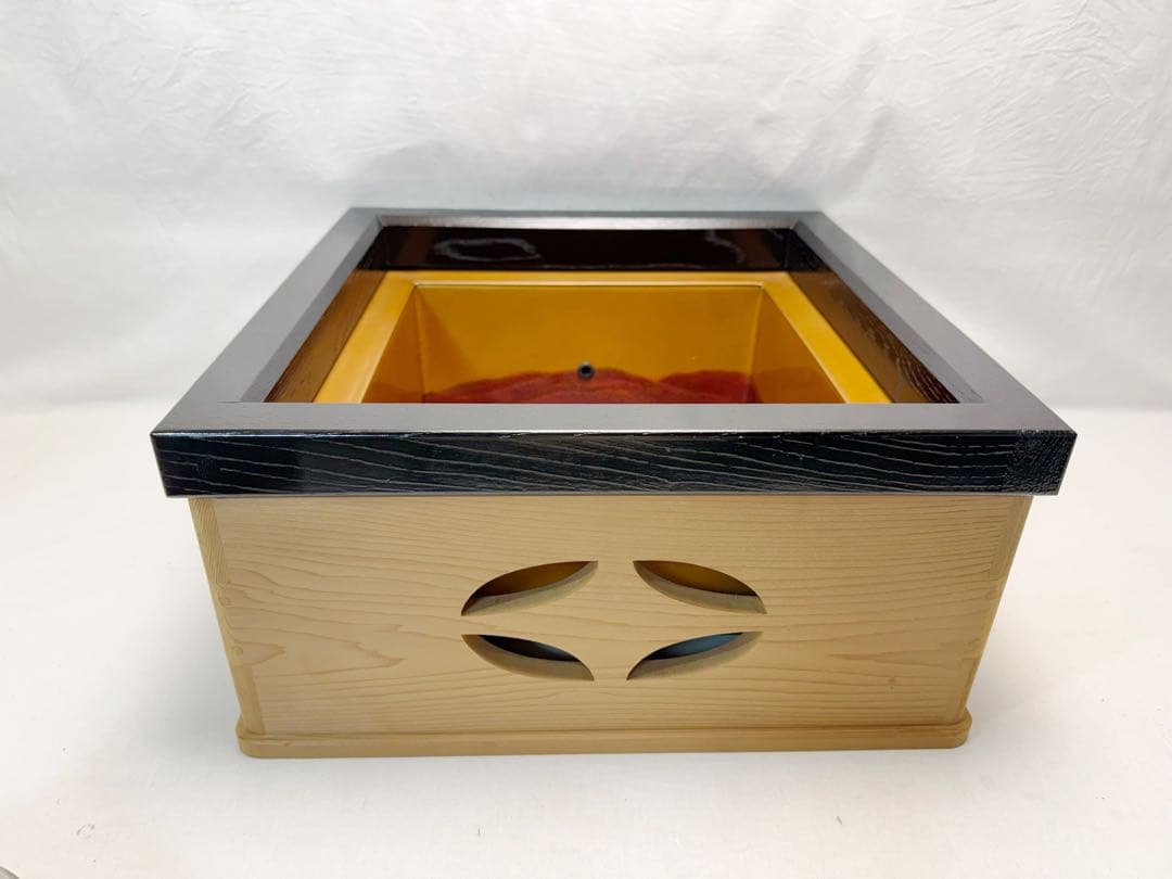 美品 茶道具 七宝透 置炉 磨入子 野々田電熱器 2点セット 元箱