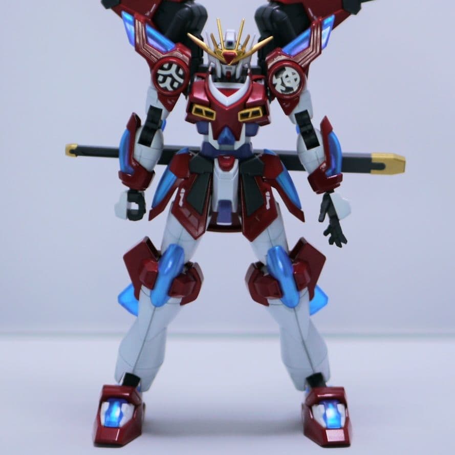 HG 神バーニングガンダム 塗装 完成品 バンダイ ガンプラ 1/144