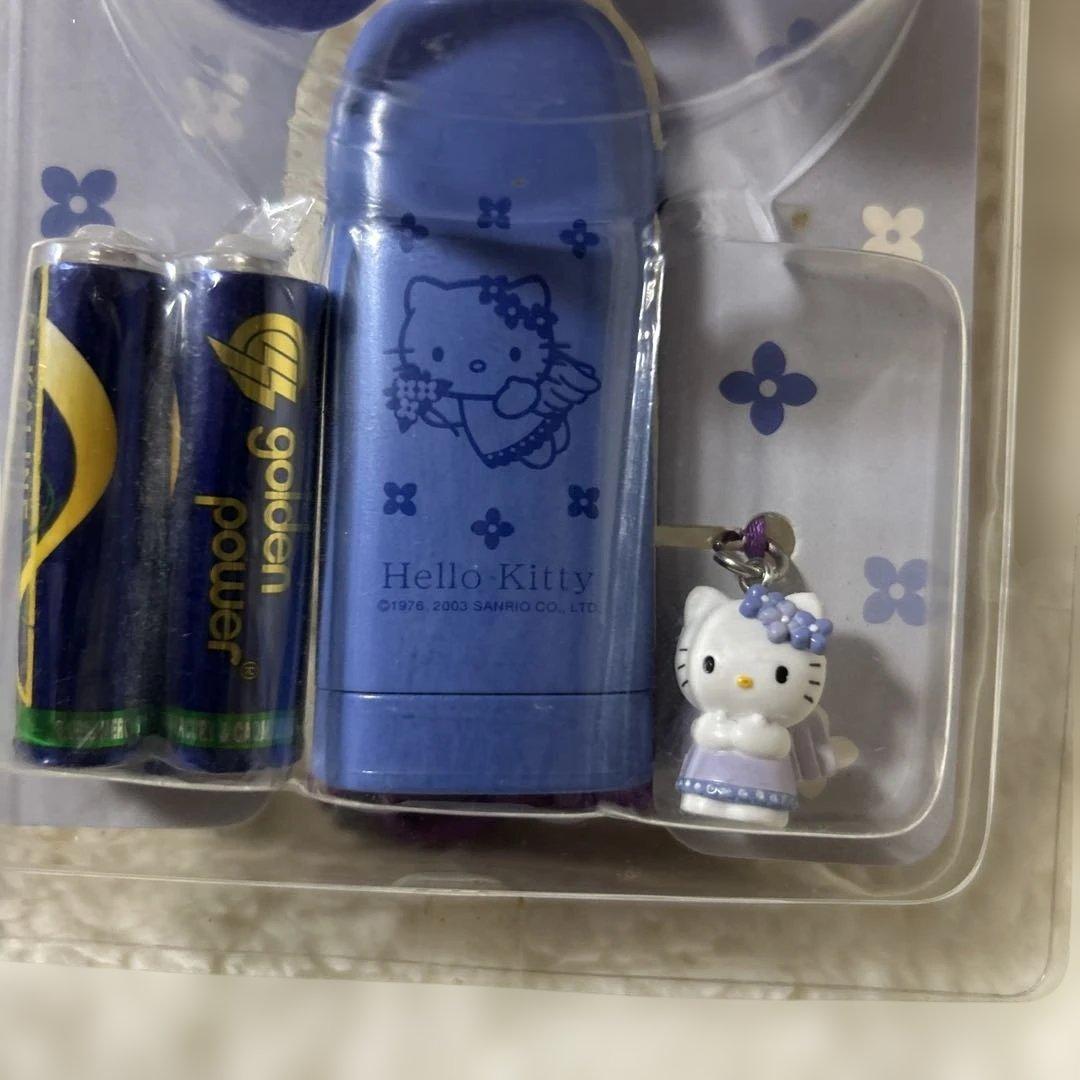 レトロ☆ハローキティ エンジェルキティミニファン ハンディファン マスコット付き