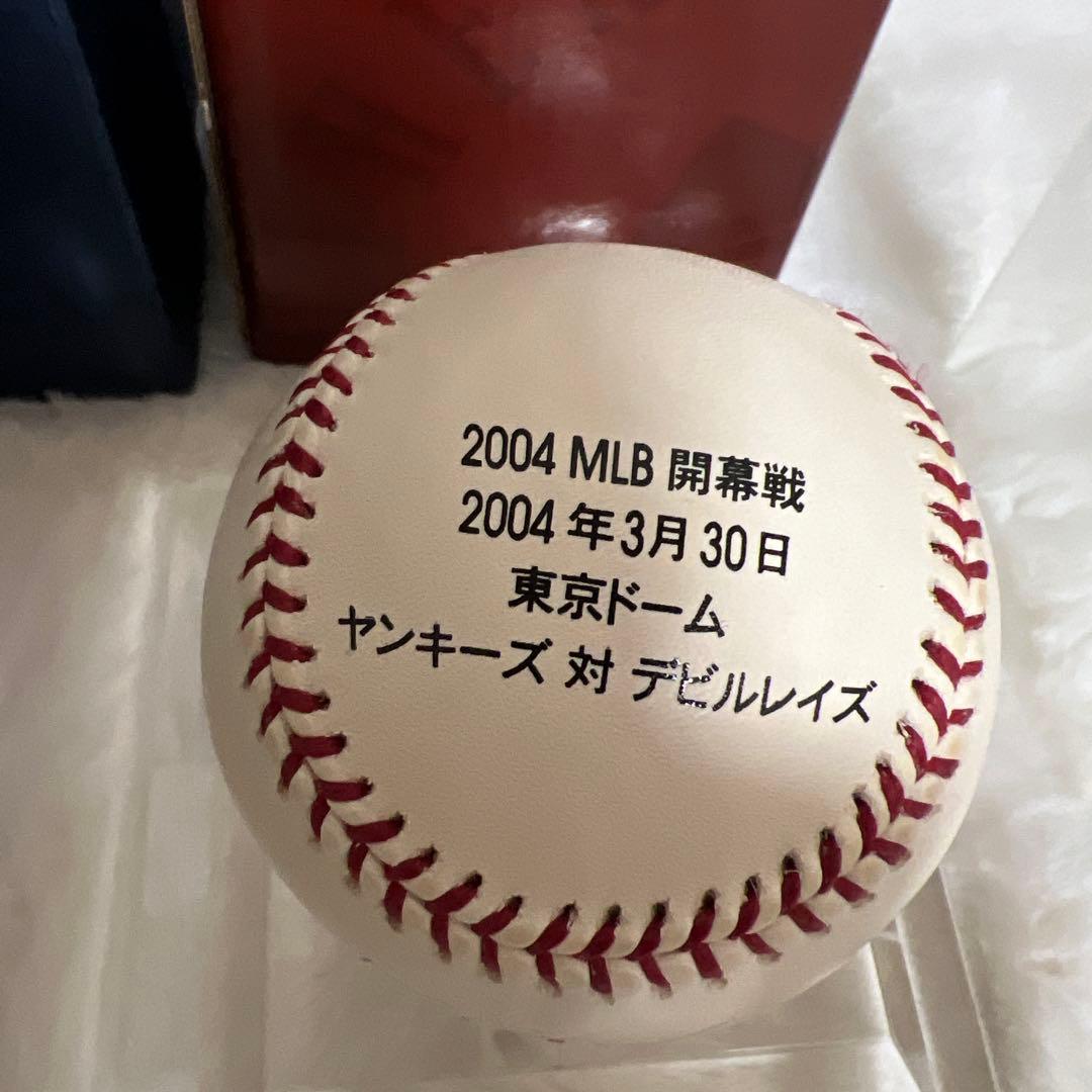 MLB 開幕戦 ヤンキース松井秀喜選手直筆サインボール 保証書付き