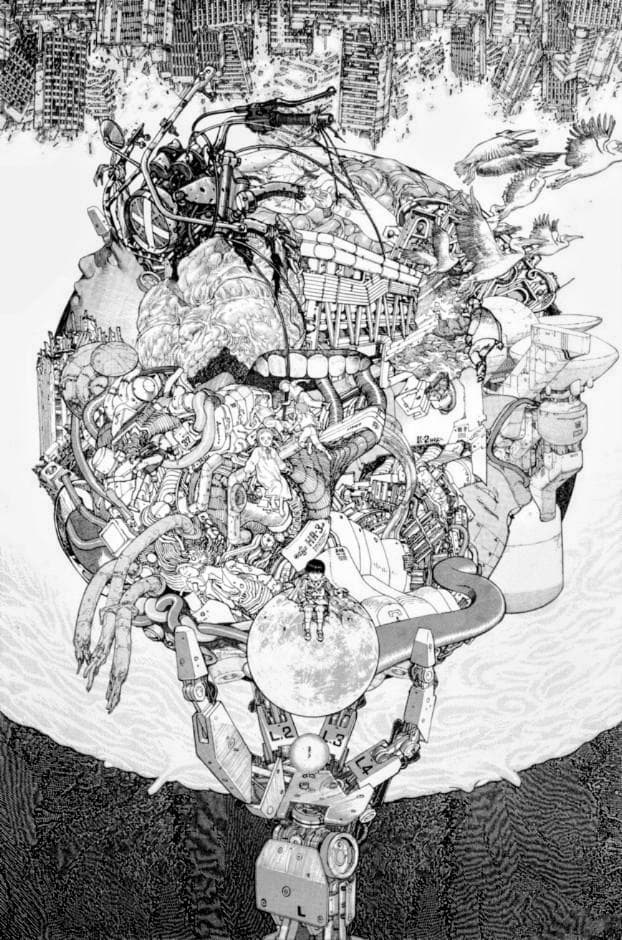 大友克洋GENGA展 メインビジュアルポスター 希少 新品未使用 AKIRA