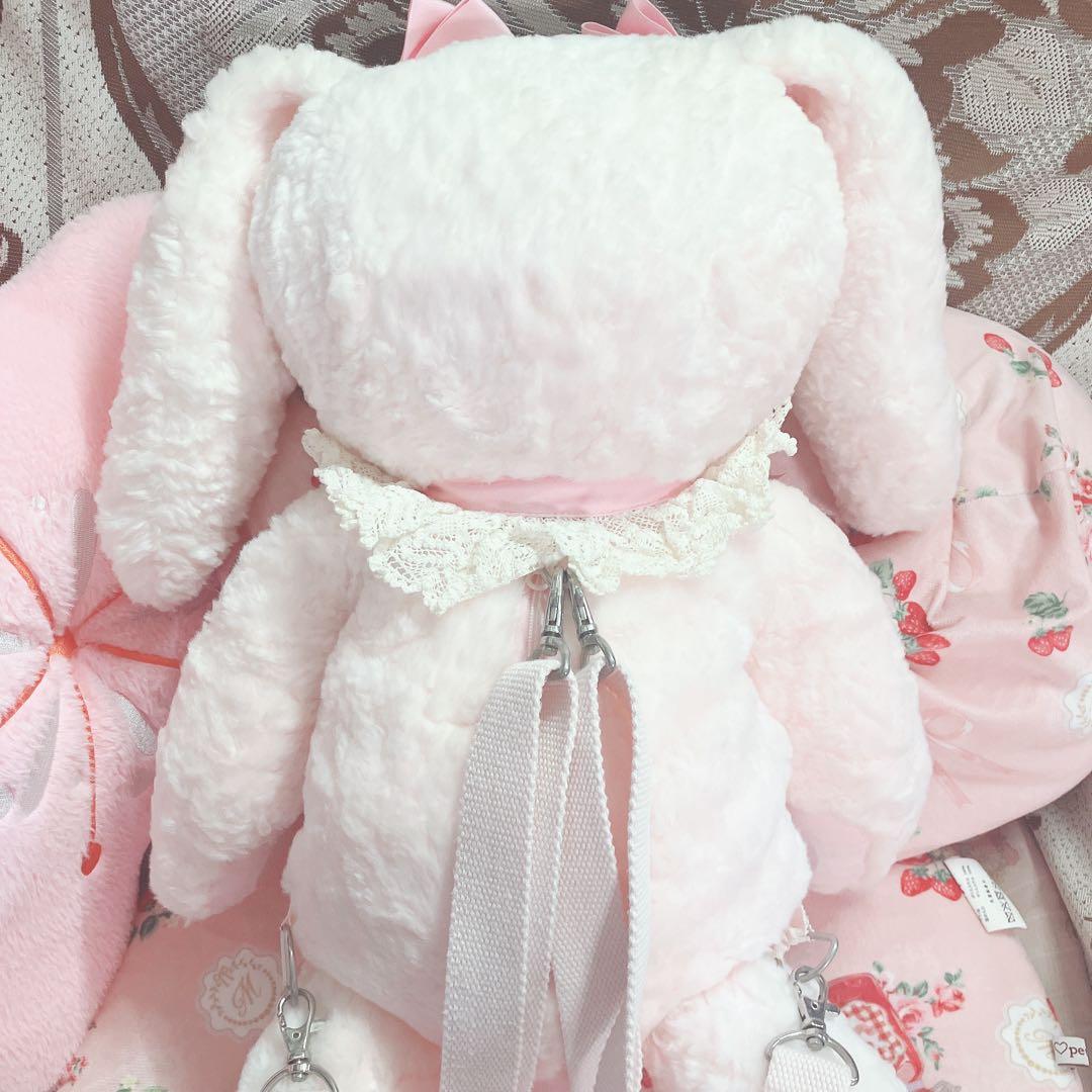 うさくみゃ リュック大 ピンク