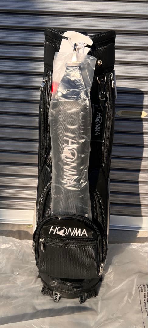 HONMA キャディバッグ ブラック/ホワイト
