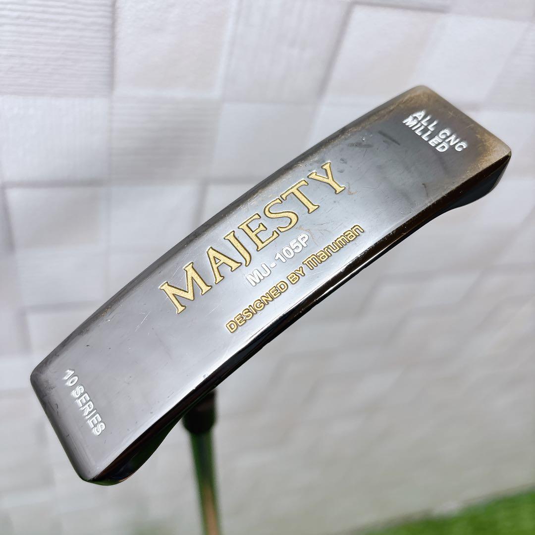 レフティ 最高級 マジェスティ パター MJ-105P 34インチ カバー付き