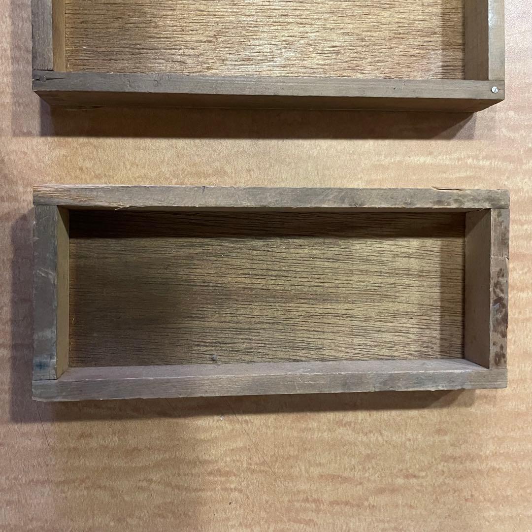 【珍しい小型】B105-1/活版印刷所で使われていた小箱（文選箱）105枚