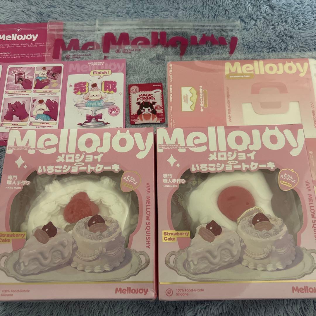ぷ*ん様 mellojoy いちごショートケーキ　ホール　スライス　未開封　シュ
