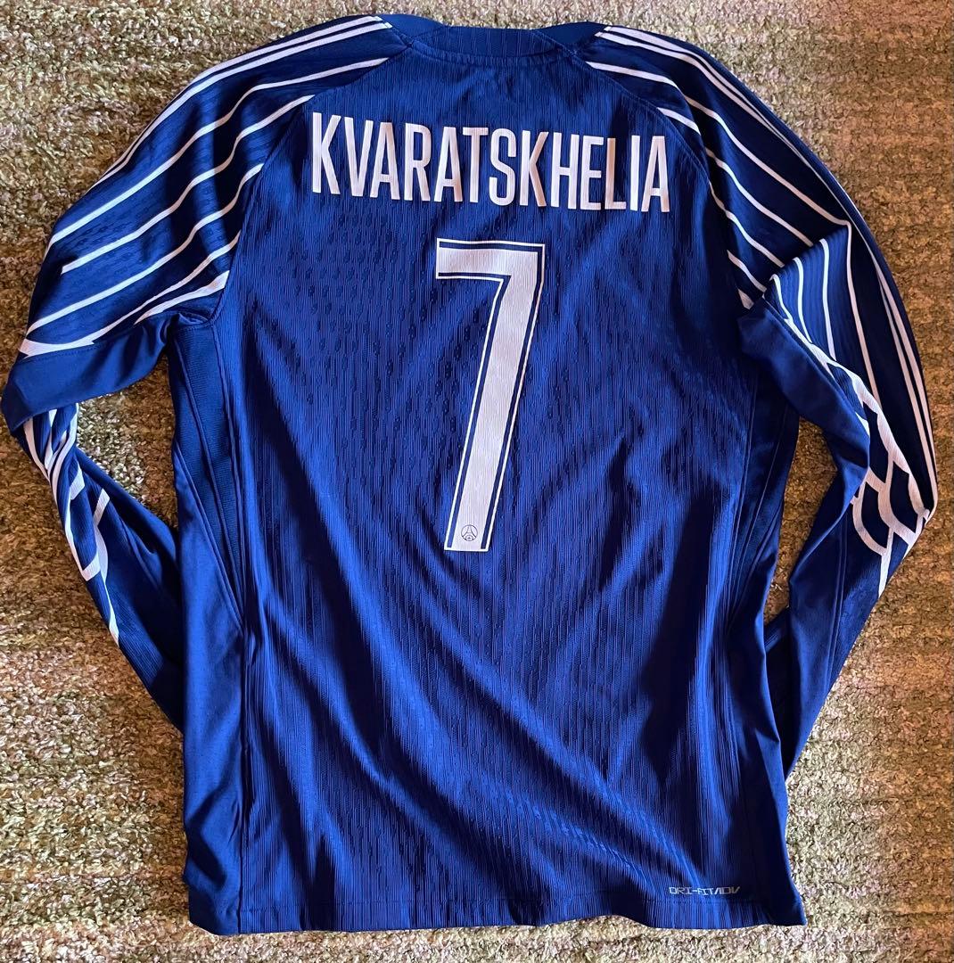 PSG オーセンティック　4th 長袖　クヴァラツヘリア　パリ・サンジェルマン