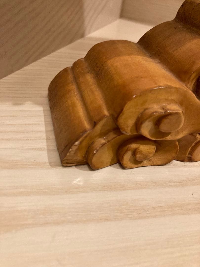 木彫り　一刀彫　9龍　一級品　骨董品