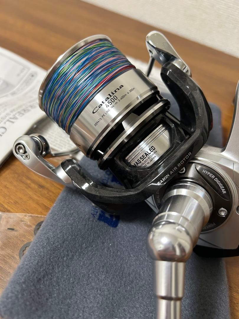 【程度良好】ダイワ 12キャタリナ 4500（ゴメクサスノブ・回転良好）