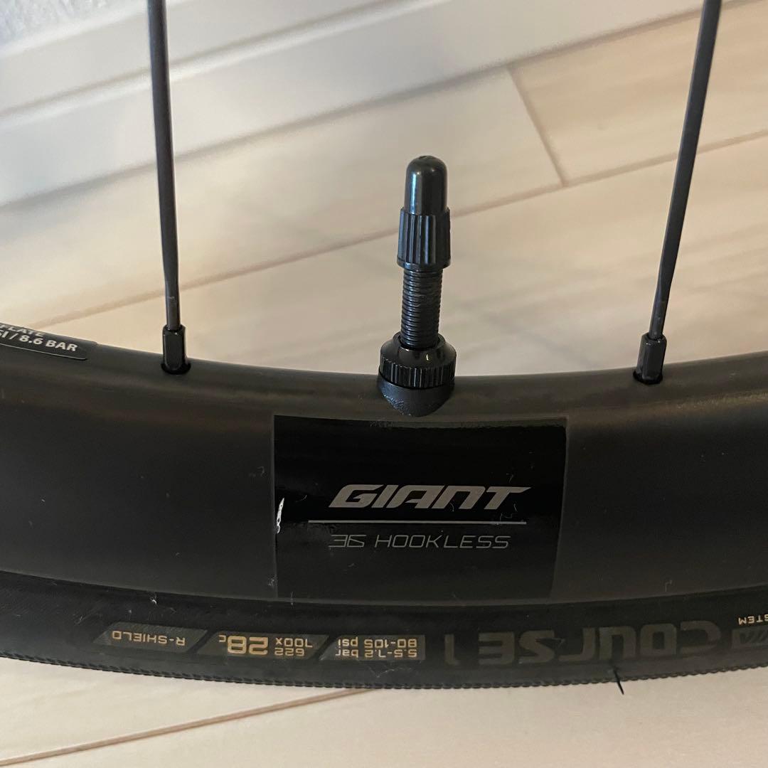 【着払い】GIANT SLR1 36 カーボンホイール 前後セット Disk