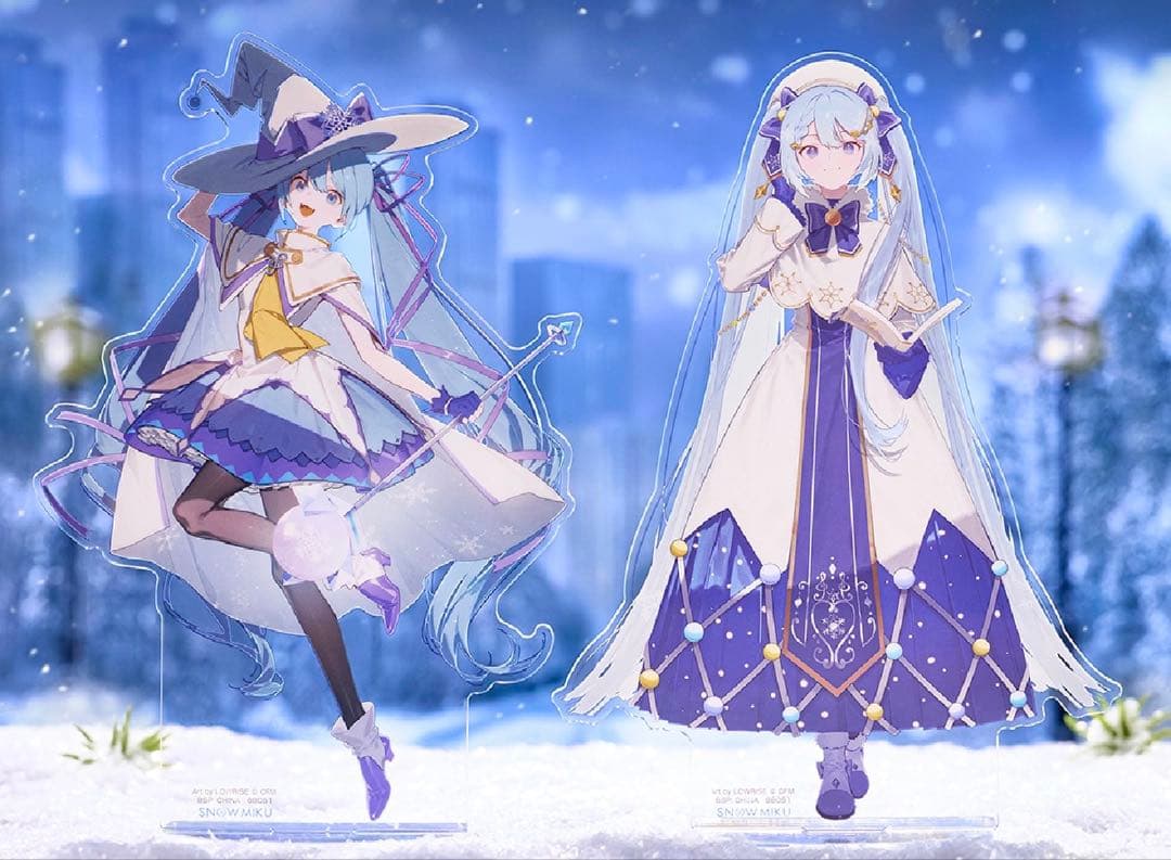 一番くじ 雪ミク HatsuneMiku ビックアクリルスタンド コンプ