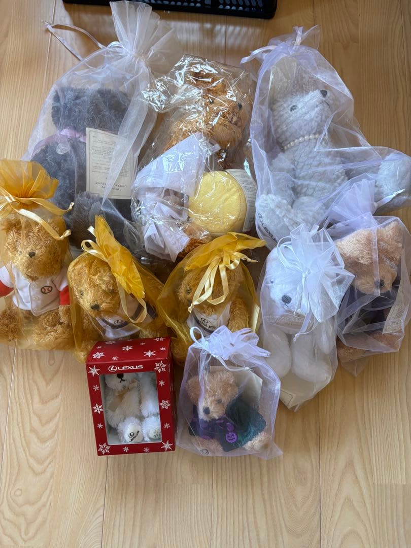 レクサス　テディベアぬいぐるみ　10体セット