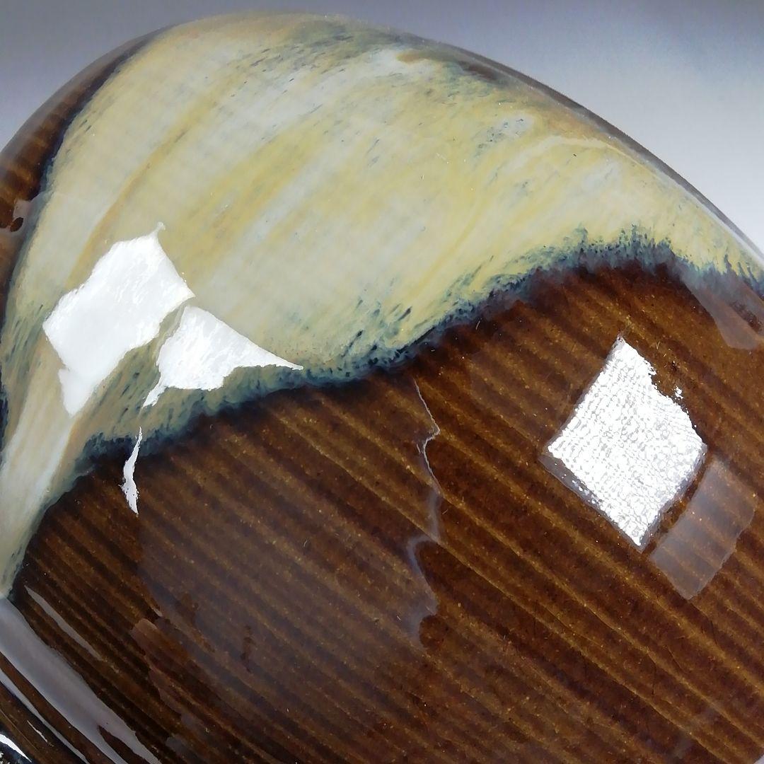 Ｗ１５４　水指　『高取焼』『箪瓢水指』『高取喜恵 造』　共箱　茶道具