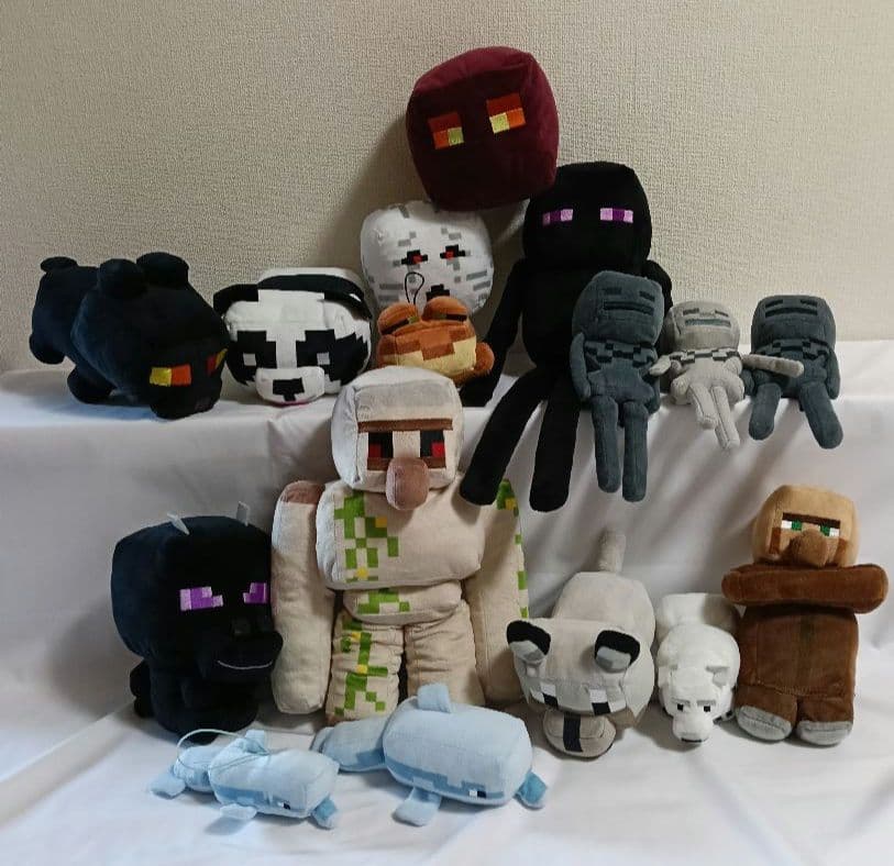 マインクラフト　マイクラ　Minecraft ぬいぐるみ 16体セット