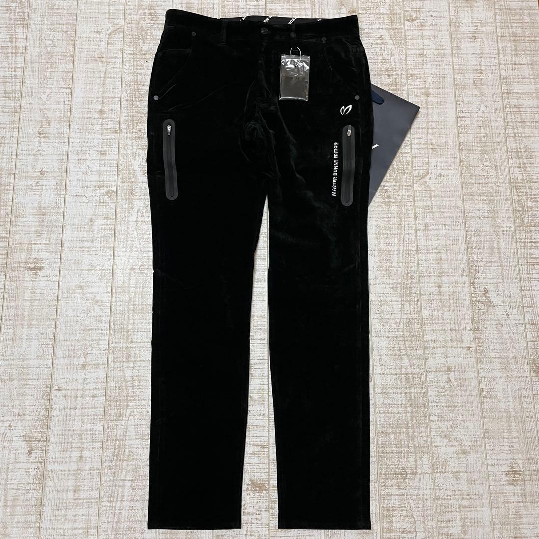 新品 マスターバニー ロングパンツ コーデュロイ ブラック Lサイズ （5）