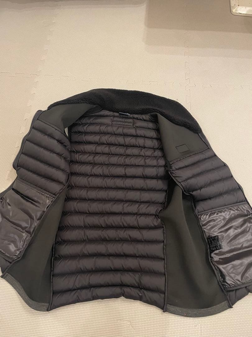 値下げ【MUTA】キルティングダウン切替ベスト（M） ブラック