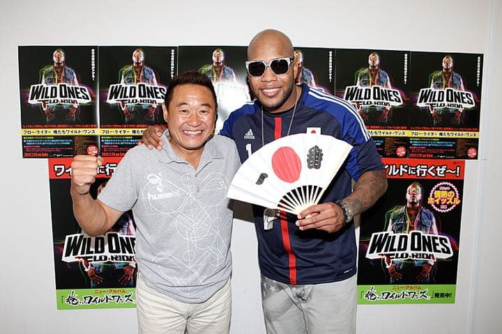 【再値下げ】フロー・ライダー　直筆サイン色紙