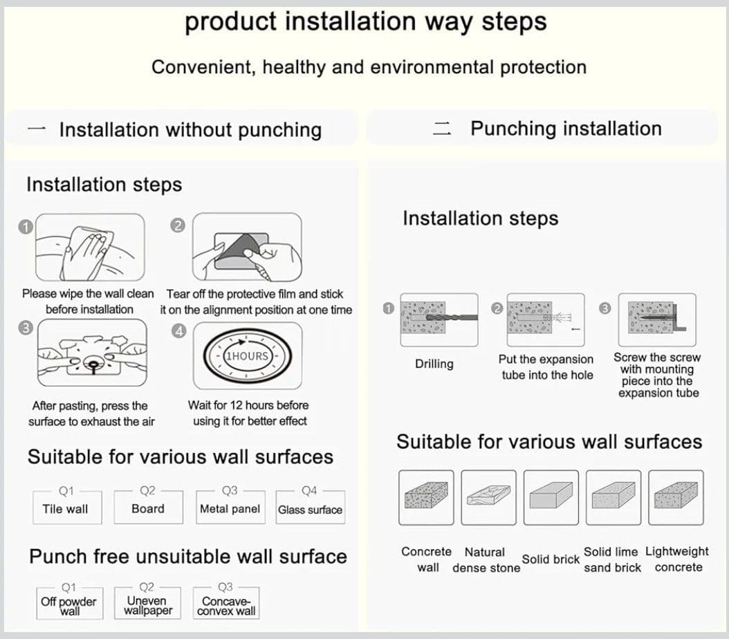 壁取り付け式キャットタワーセット