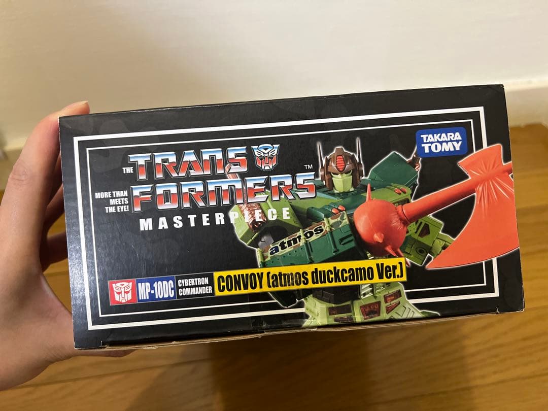 トランスフォーマー アトモス コラボ コンボイ アトモスダックカモ