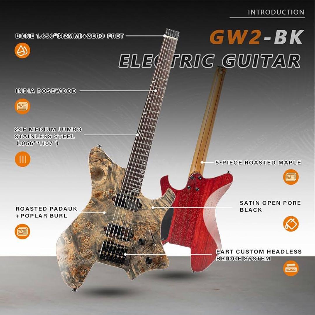 EART GW2-BK エレキギター