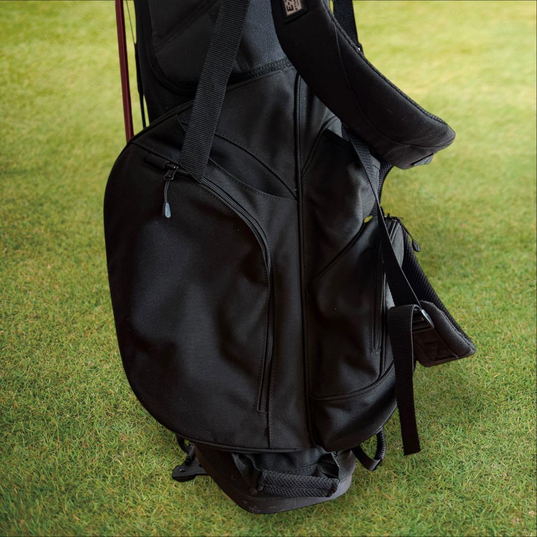 ブリーフィング　キャディバッグ　黒　ブラック　ショルダー式　スタンド式　軽量