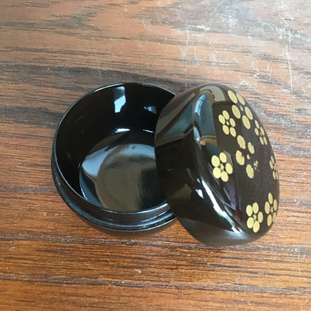 覚々斎在判利写桜香合堀ノ内宗完箱書