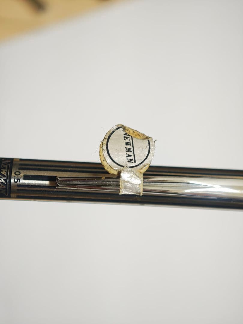 Newman　スーパー5　廃盤シャープペンシル　ストライプ　蝕刻　ニューマン