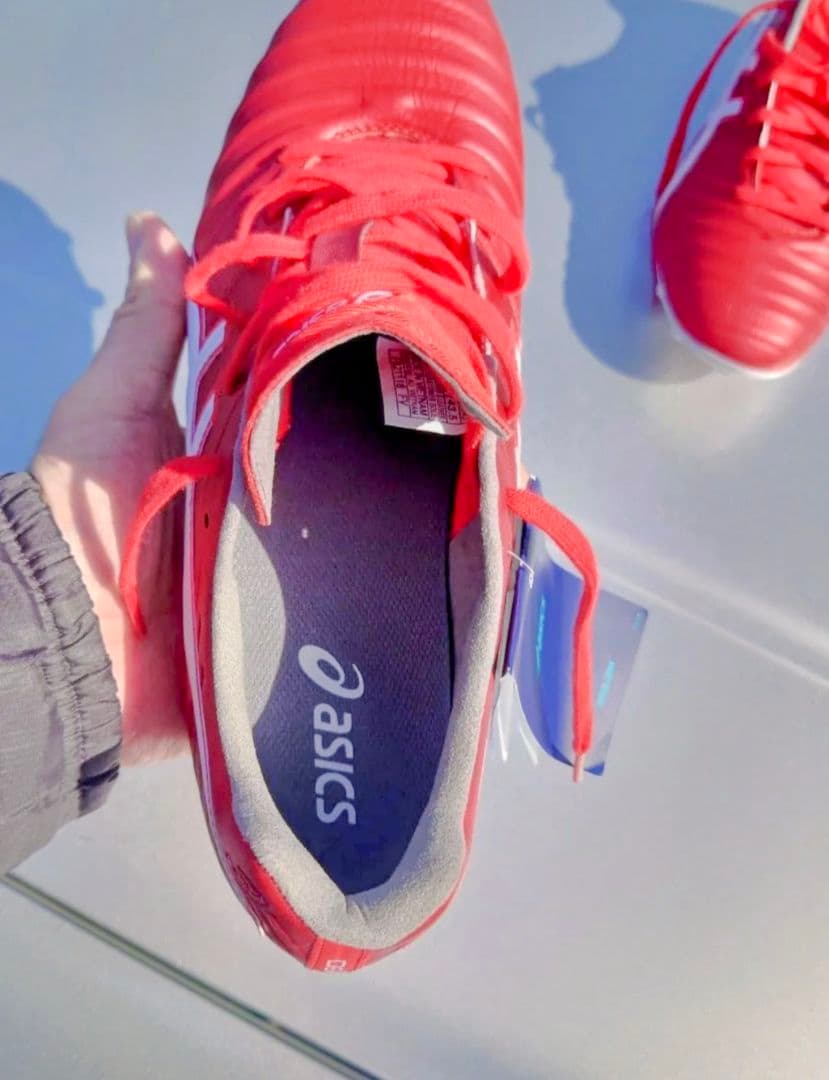 未使用品　アシックス サッカー スパイク　DS　LIGHT3　 レッド 27.5