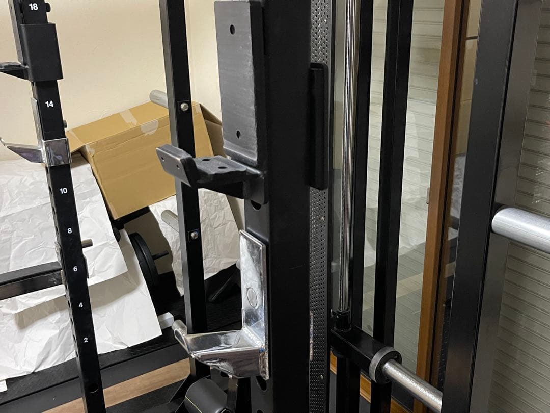 【引取り】ハーフラックとしても使えます パワーテック パワーラックセット