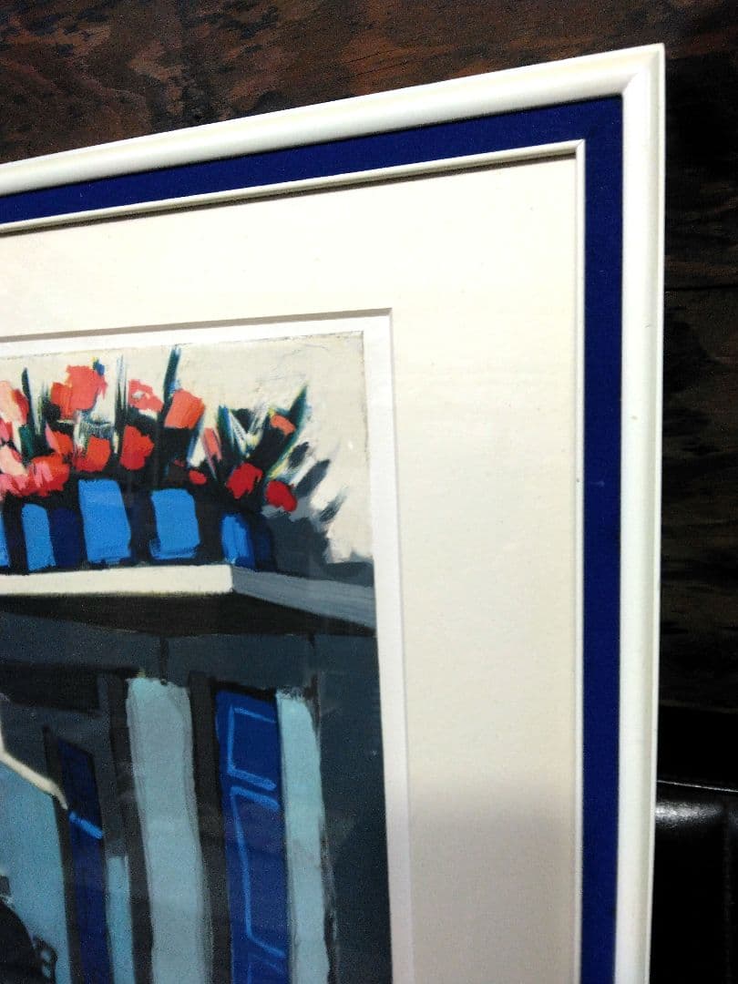 リトグラフ　ジャン・クロード・キリチ フランス　自筆サイン　限定　高級　額縁