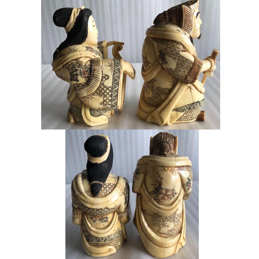 七福神 細密彫刻 時代物 縁起物 開運 置物 商売繁盛 彫刻