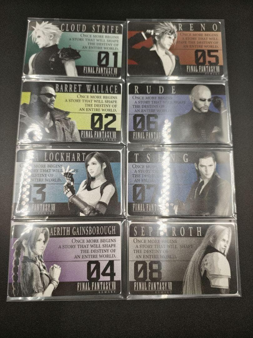 秋栗餅　ファイナルファンタジーVIIリメイク　オリジナルメタリックカード