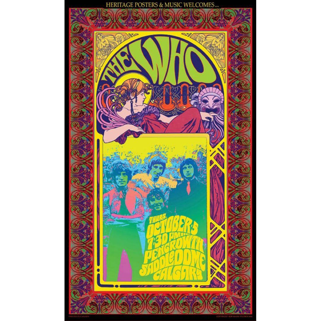 【公式正規品】The Who Concert Poster Bob Masse