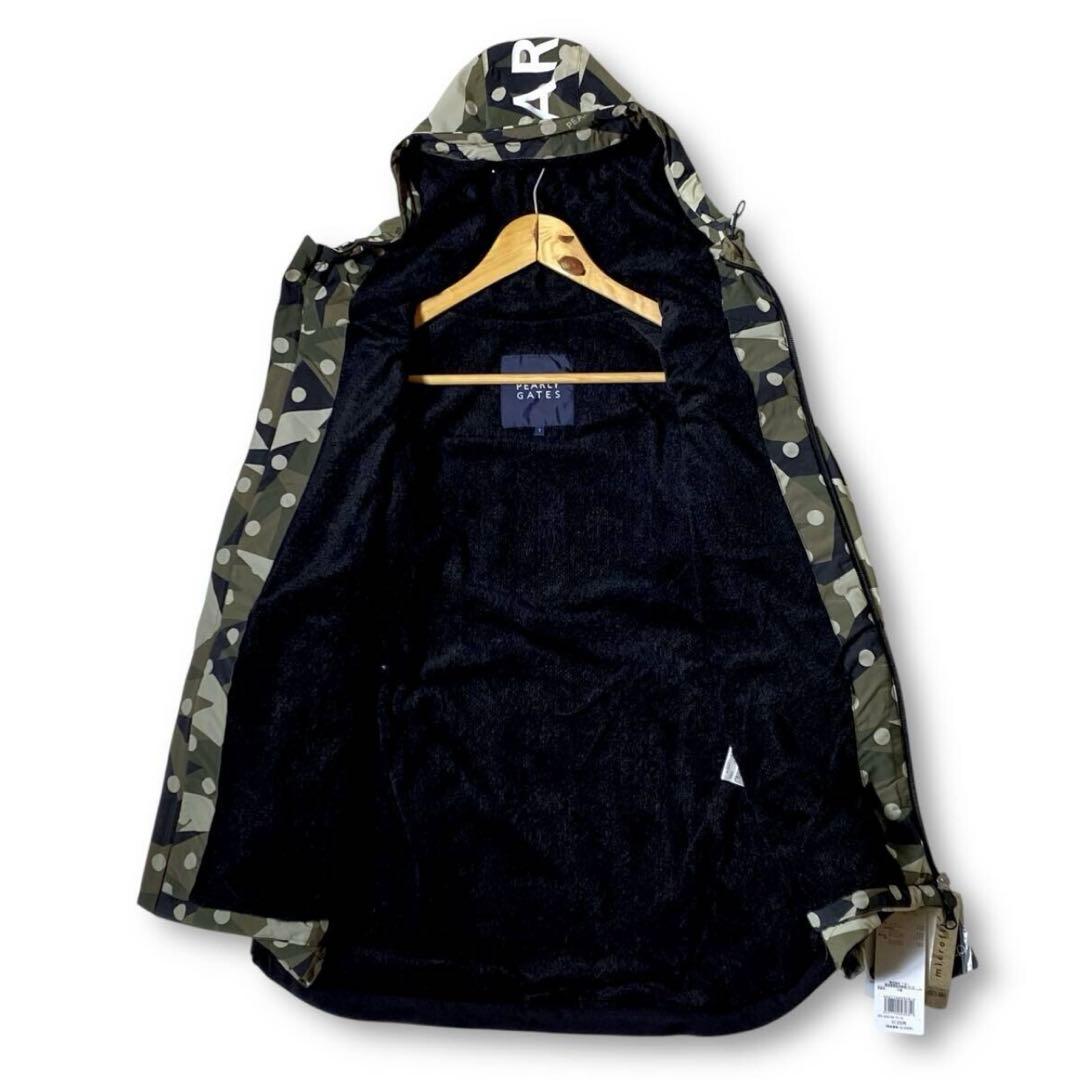 新品 完売5.7万 パーリーゲイツ OCTA フリース 迷彩 カモフラ 1 防風