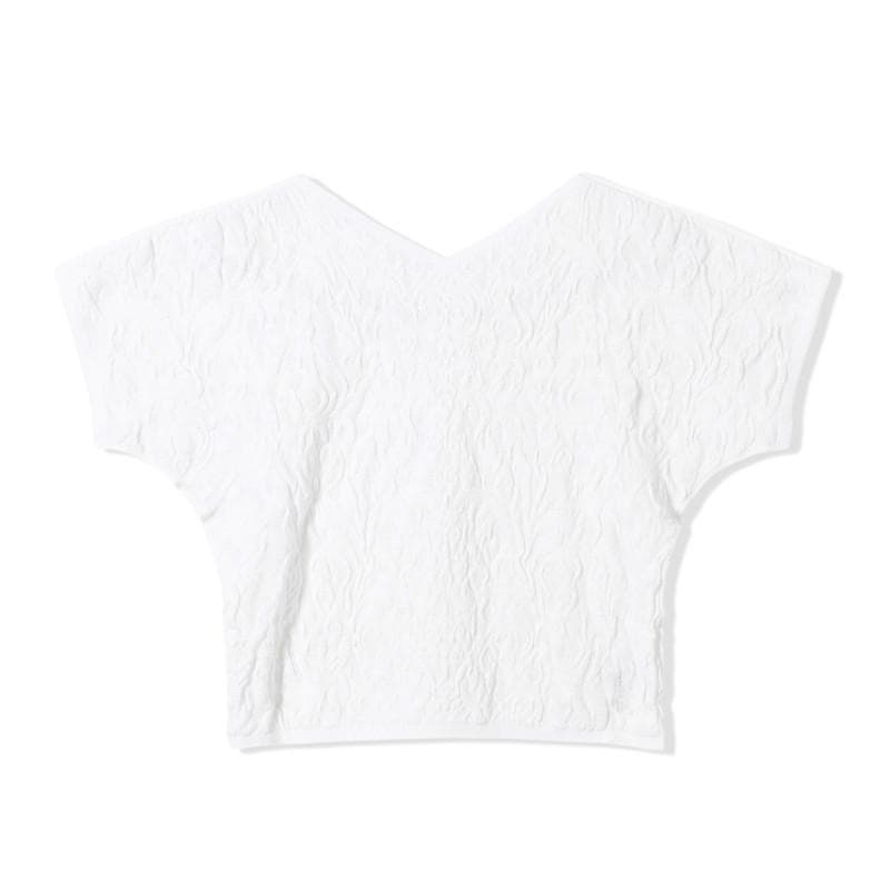 チャコット　ノーソイング　白　半袖　ゆるフィット