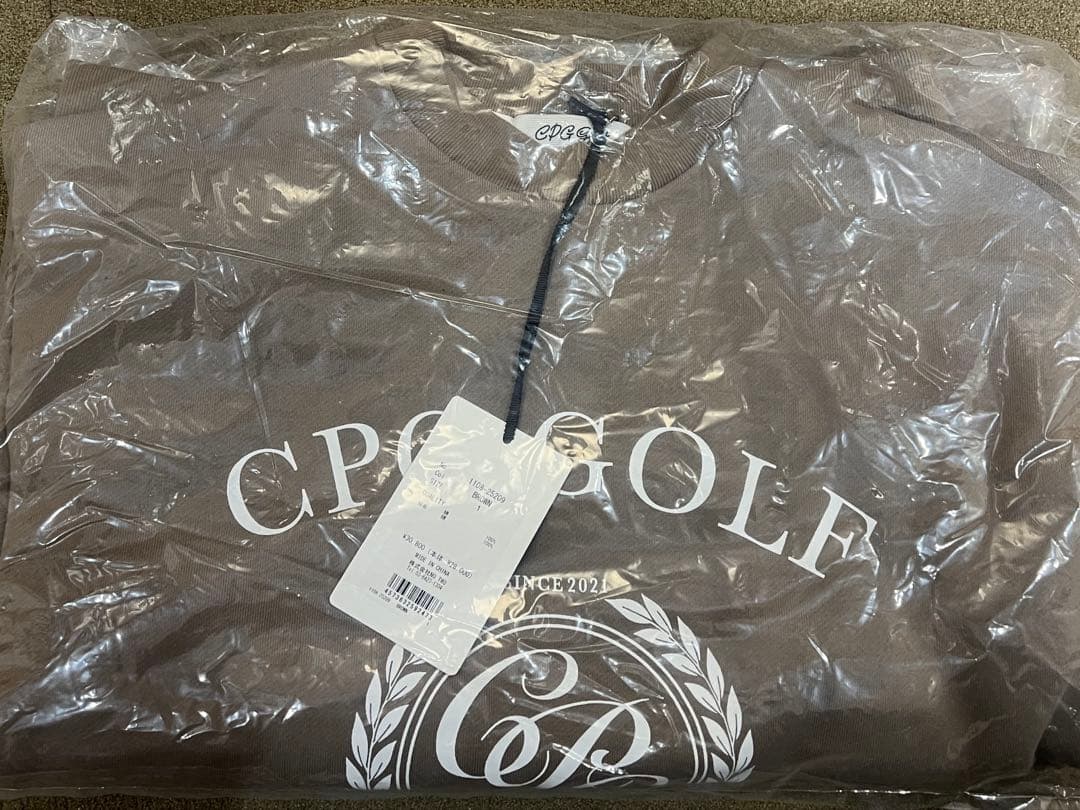 CPG GOLF 裏起毛付き　スウェット　セーター　タグ付き